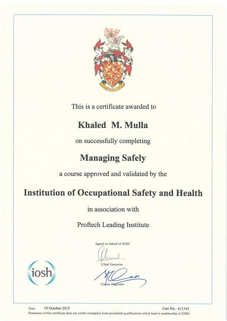 First Aid Certificate (Jul) | PDF