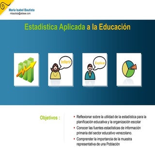 Estadística Aplicada a la Educación