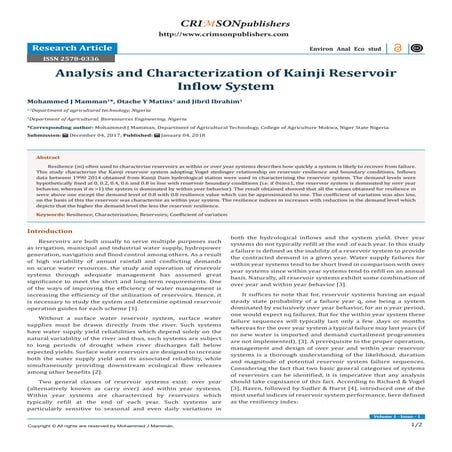 Chapter Seven: Applications of System Analysis | PPTX