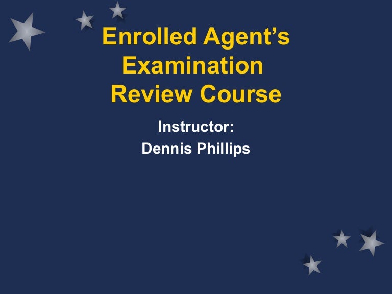 Ea Exam Review Course Intro