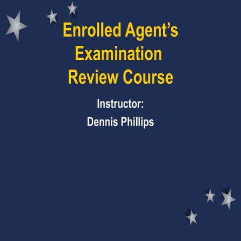 Ea exam review course intro | PPT