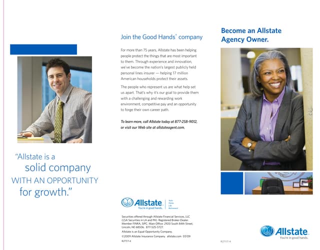 Allstate Insurance Agency Owner Salary Allstate Exclusive Agency | PPT