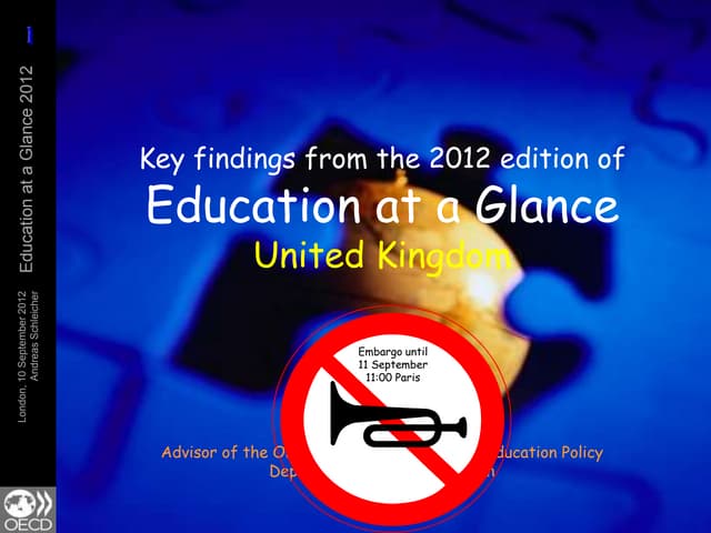 Key findings from the 2012 edition ...