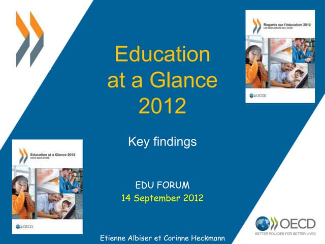 Education  at a Glance  2012 - Key ...