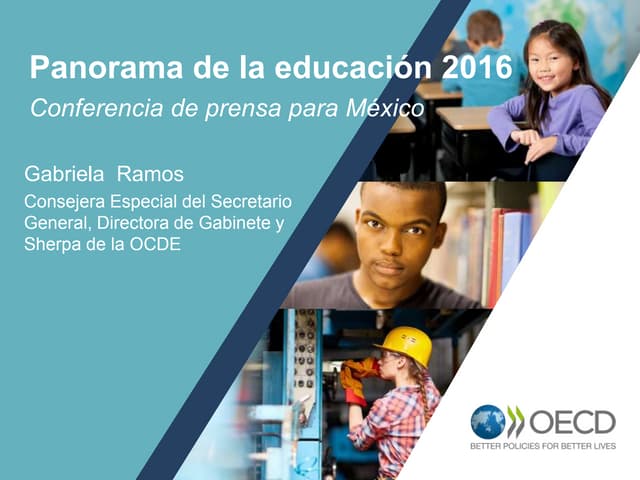 Panorama de la educacion 2016