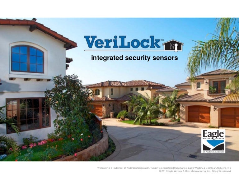 Andersen Eagle ESeries Verilock Integrated Window Security Sensors