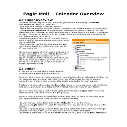 Eagle Mail Overview