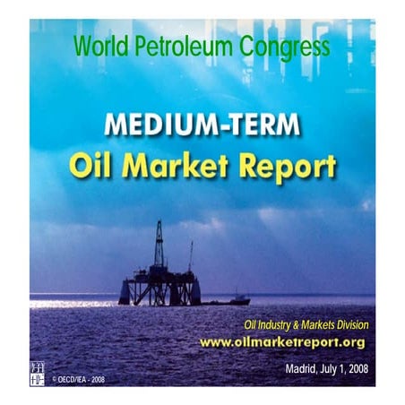 IEA Medium-Term Oil Demand