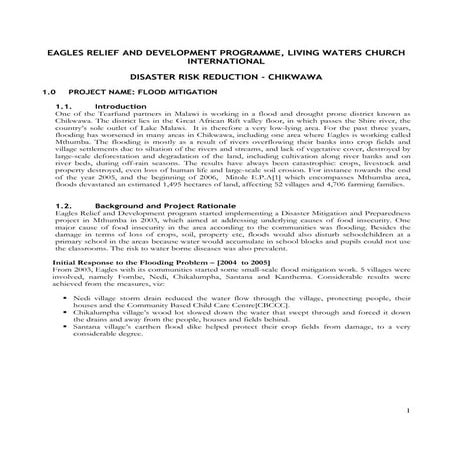 A Sample Of Project Proposal By A Community Based Organisation | PDF