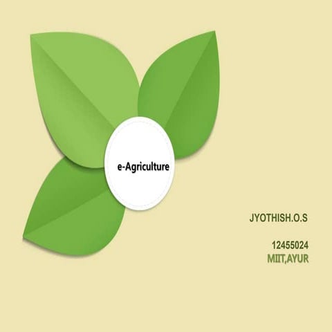 eAgriculture