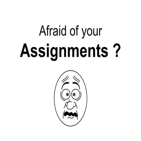 Assignment help introduction. Get your assignments prepared by subject ...