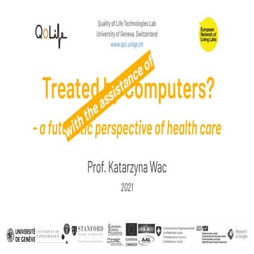 Treated by Computers?- a futuristic perspective of health care