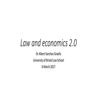 Intro to behavioural law & economics