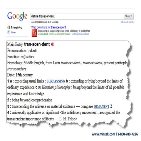EAM & CMMS - Introduction to Transcendent