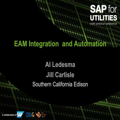 Eam integration and automation