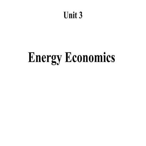 Energy Economics Financial Analysis Tech