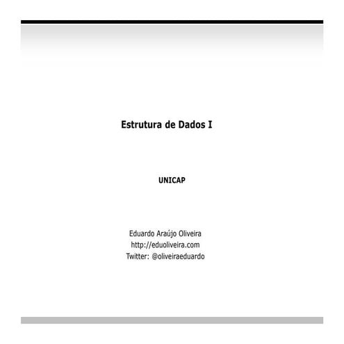 Ponteiros e Alocação Dinâmica