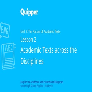 EAP 11_12_UNIT 1_LESSON 2_Academic Texts Across the Disciplines.pptx
