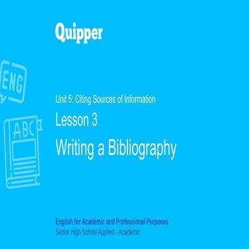 EAP 11_12_UNIT 5_LESSON 3_Writing a Bibliography.pptx