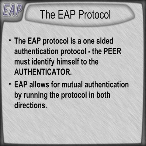Eap edit | PPT