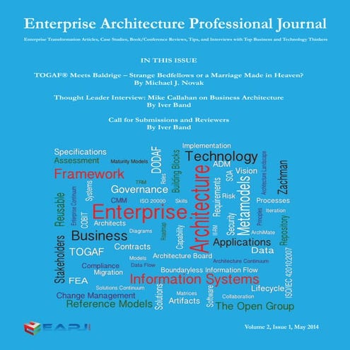 Enterprise Architecture Professional Journal Volume II April 2014