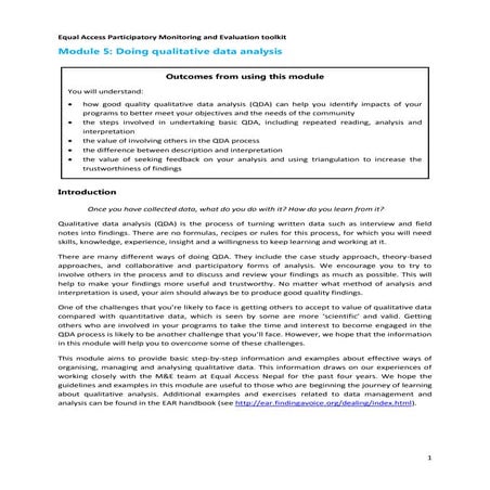 A Systems Approach To Qualitative Data Management And Analysis | PDF