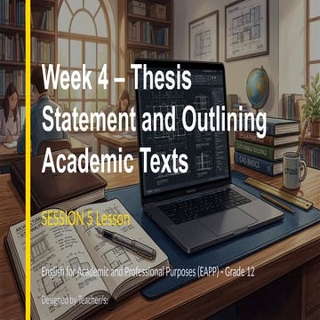 Mastering Academic Writing: Thesis, Outlining, and Critical Approaches ...