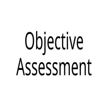 OBJECTIVE ASSESSMENT for English As Professional | PPTX