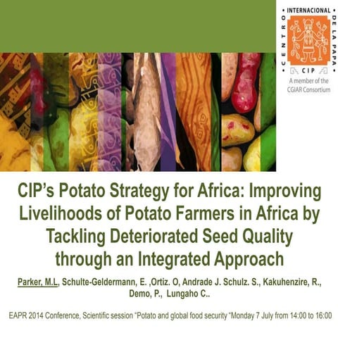 Eapr  cip seed strategy july 2014