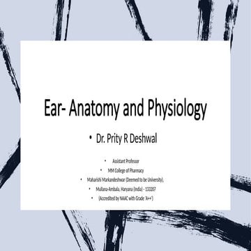 Understanding Ear Anatomy and Physiology: Structure, Function, and the Role o...