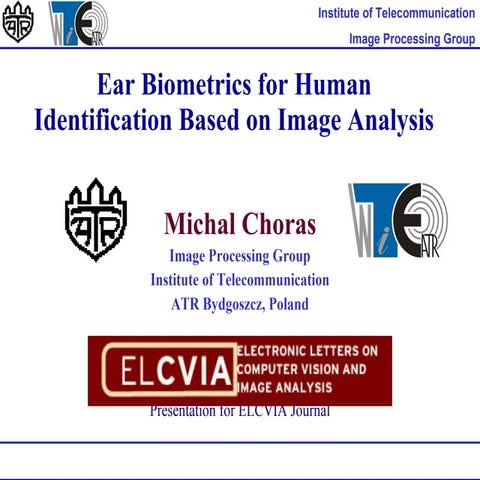 Ear Biometrics