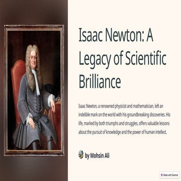 Isaac Newton ppt | PPTX