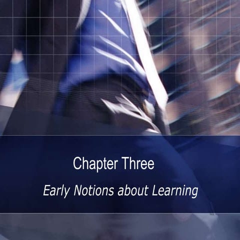 Early notions-about-learning
