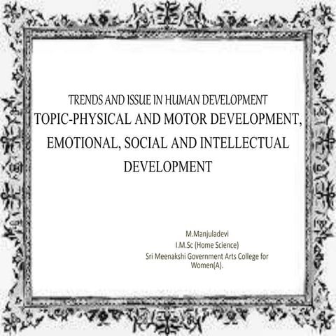 Early childhood development