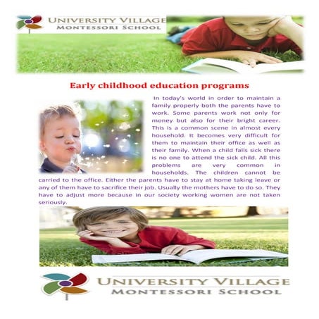 Early Childhood Education In Chicago