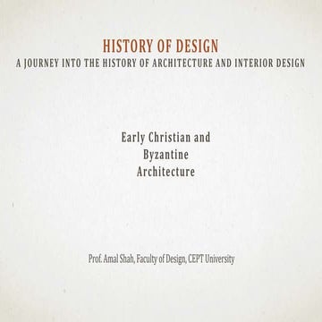 Introduction to Early Christian and Byzantine