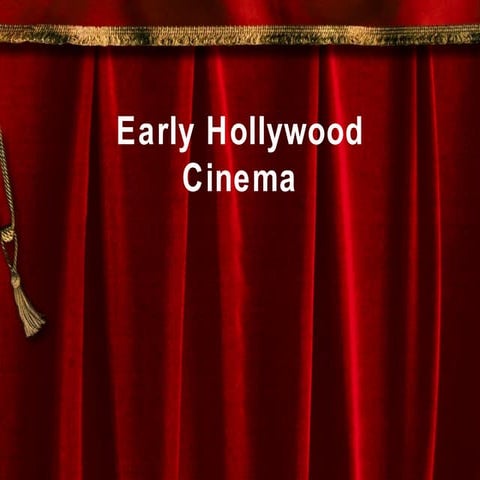 Early cinema
