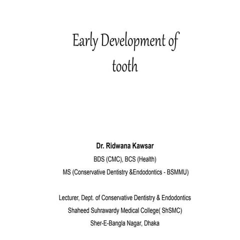 Early development of tooth.ppt