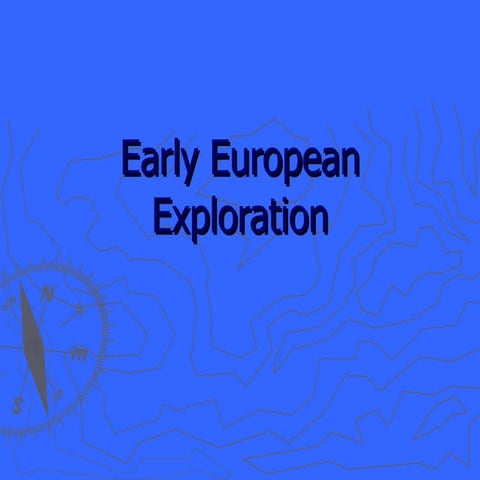 Early european exploration