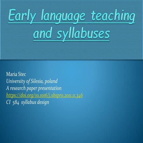 Early language teaching and syllabuses.pptx