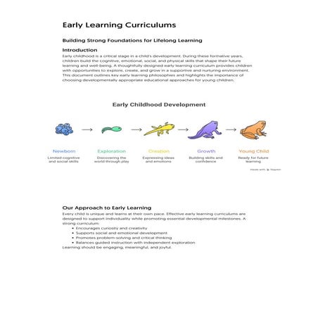 High Scope Curriculum Model, early childhood education | DOCX
