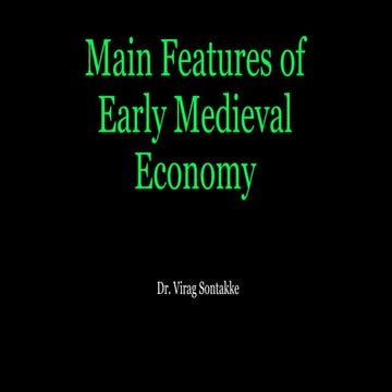 Early Medieval Economy