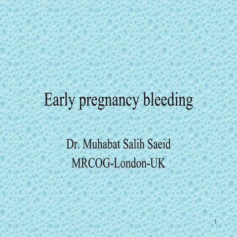 Gynecology 5th year, 3rd & 4th lectures (Dr. Muhabat Salih Saeid)