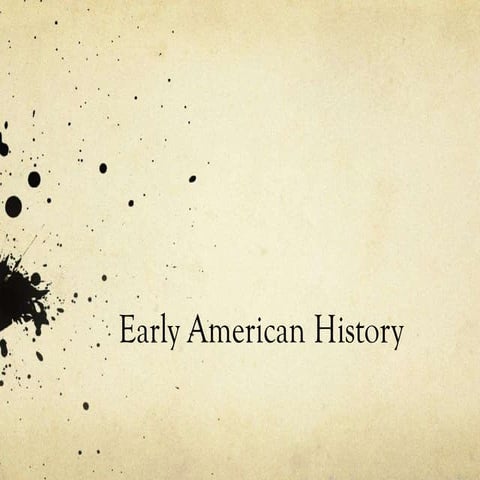Early us history