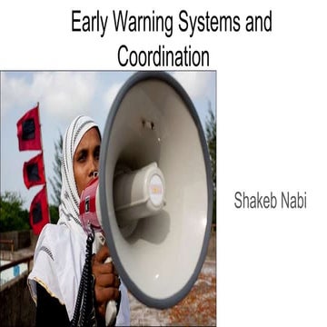 Early warning systems