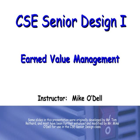 Earned value