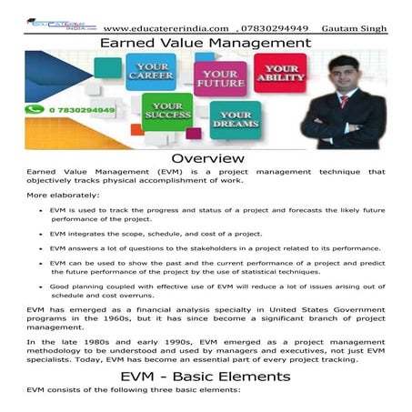 Earned value management | PDF