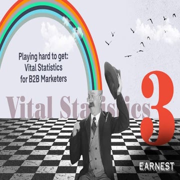 Vital Statistics for B2B Marketers: Essential facts, figures & benchmarks