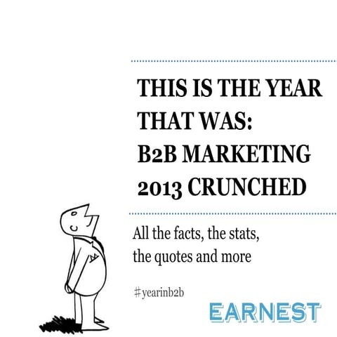 This is the year that was in B2B Marketing crunched