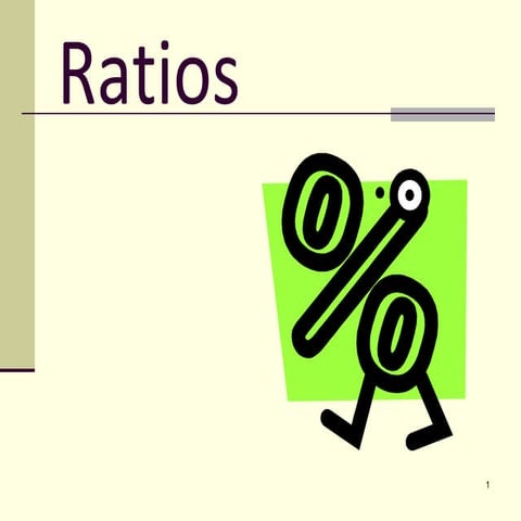 Earning capacity ratios